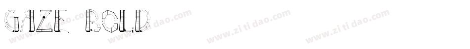 Gaze Bold字体转换